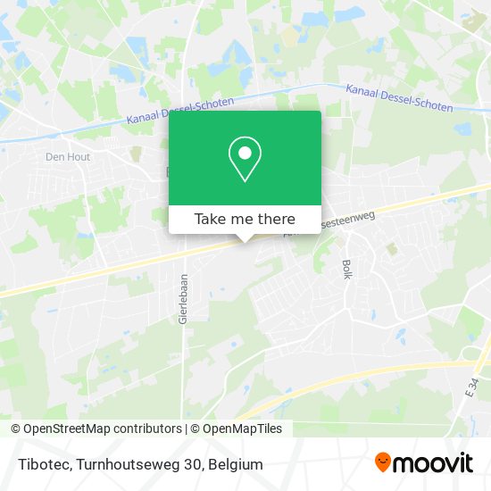 Tibotec, Turnhoutseweg 30 map
