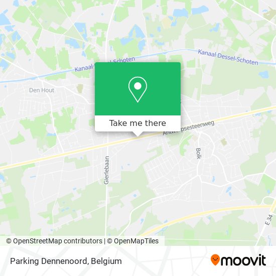 Parking Dennenoord map