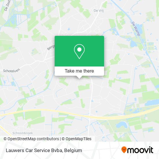 Lauwers Car Service Bvba map