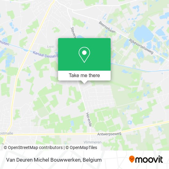 Van Deuren Michel Bouwwerken map