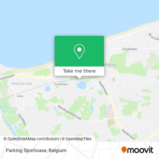 Parking Sportoase map