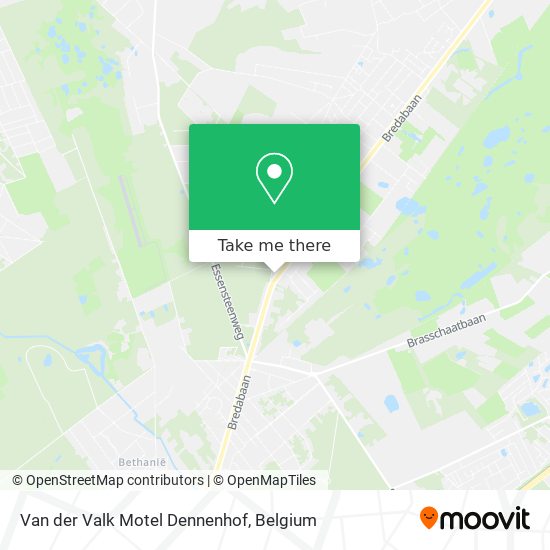Van der Valk Motel Dennenhof plan