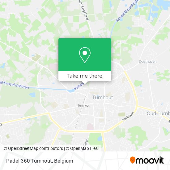Padel 360 Turnhout map