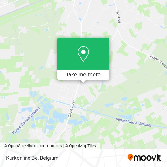 Kurkonline.Be map