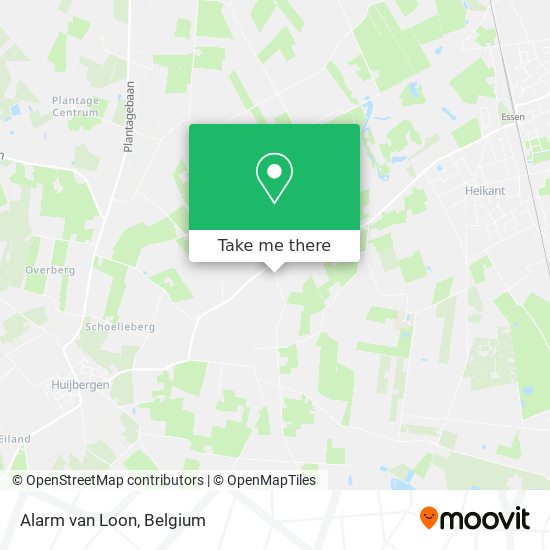 Alarm van Loon map