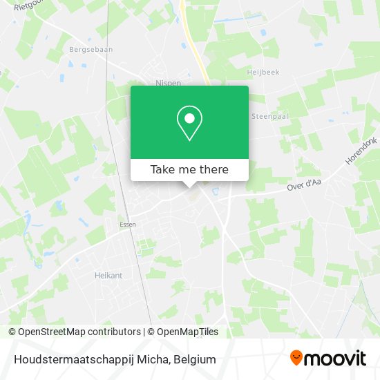 Houdstermaatschappij Micha map