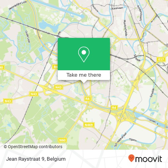 Jean Raystraat 9 map