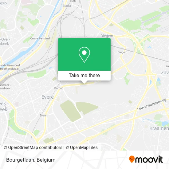 Bourgetlaan map