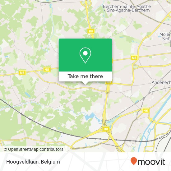 Hoogveldlaan map