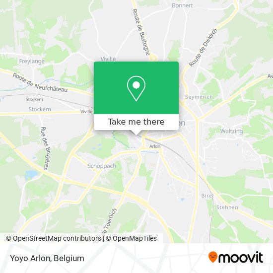 Yoyo Arlon map