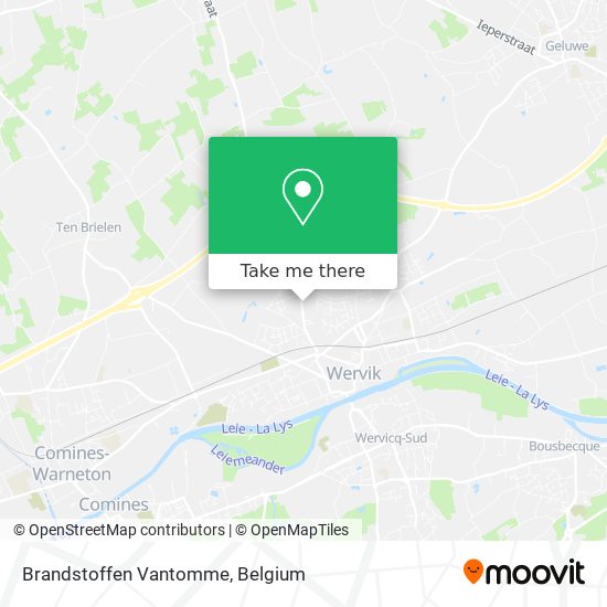 Brandstoffen Vantomme map