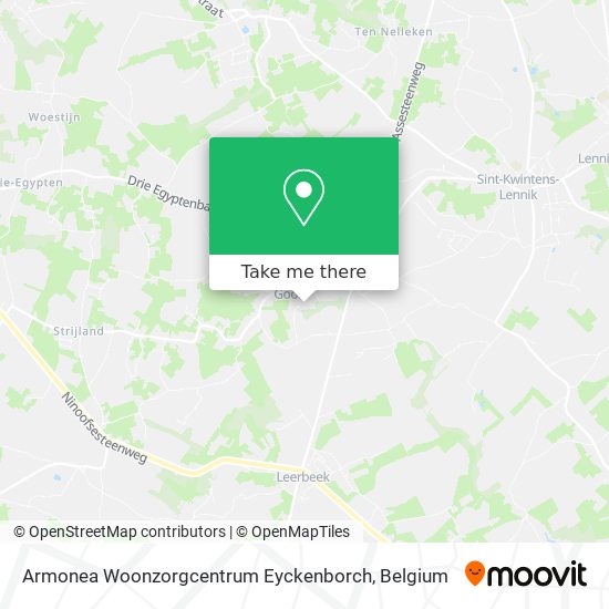 Armonea Woonzorgcentrum Eyckenborch map