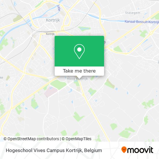 Hogeschool Vives Campus Kortrijk plan