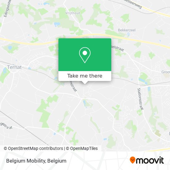 Belgium Mobility map