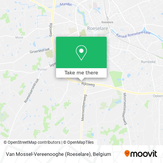 Van Mossel-Vereenooghe (Roeselare) map