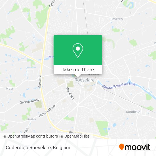 Coderdojo Roeselare map