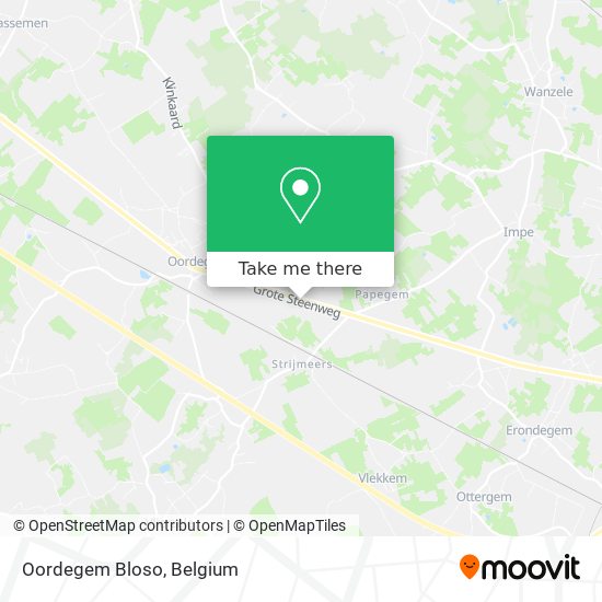 Oordegem Bloso map