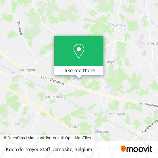 Koen de Troyer Staff Demosite map