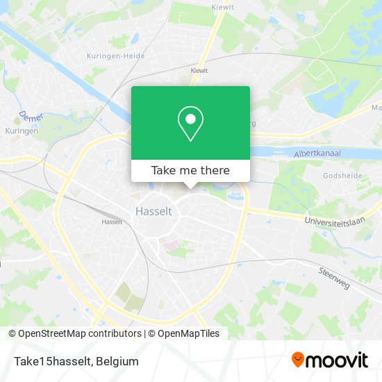 Take15hasselt map