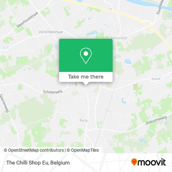 The Chilli Shop Eu map