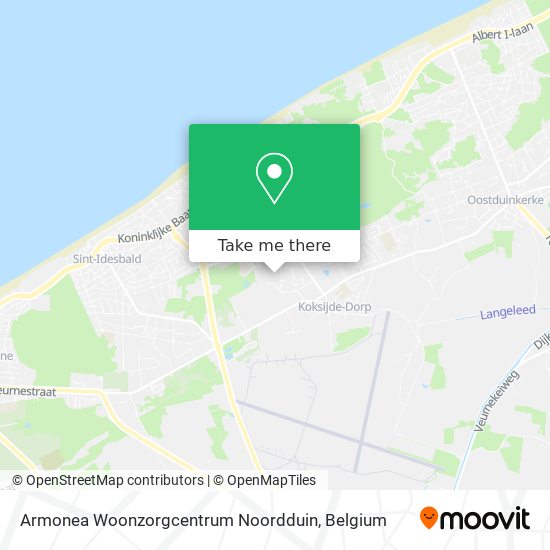 Armonea Woonzorgcentrum Noordduin map