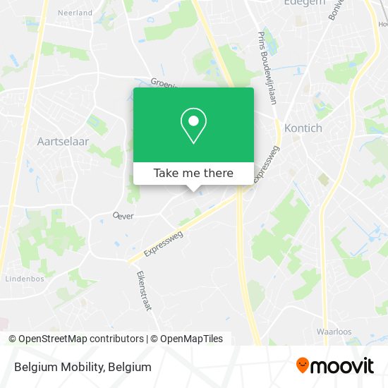 Belgium Mobility map