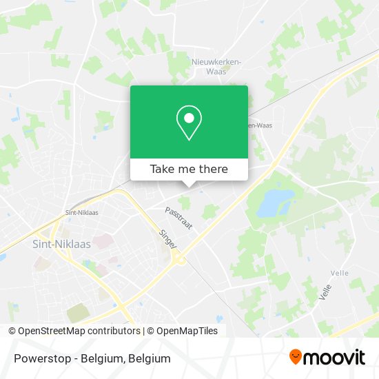 Powerstop - Belgium map