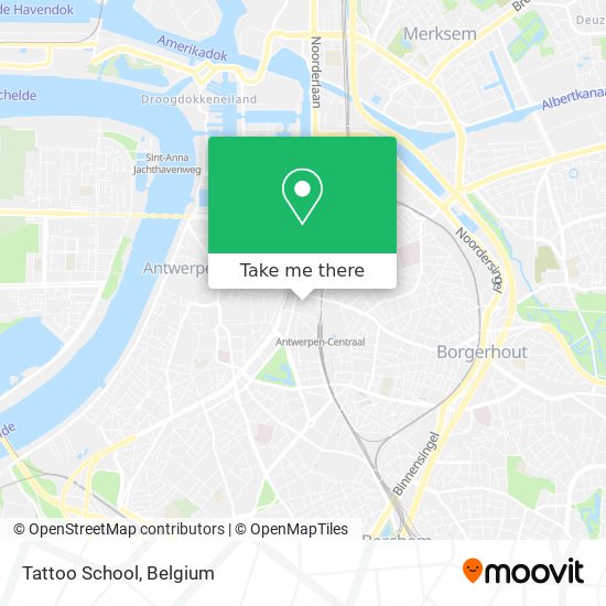 Tattoo School map