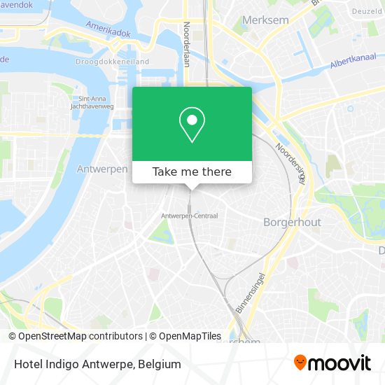 Hotel Indigo Antwerpe plan