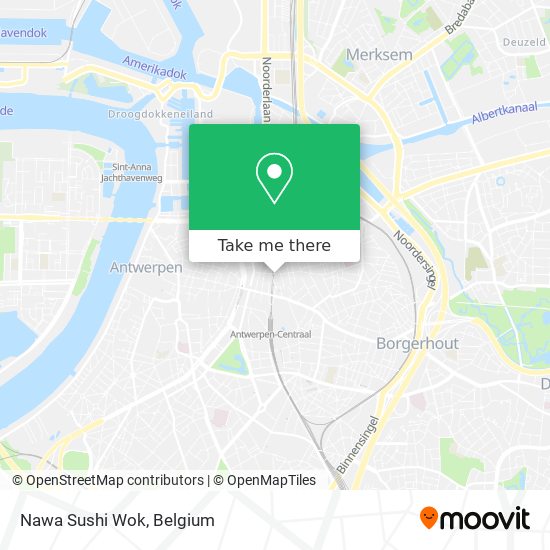 Nawa Sushi Wok map