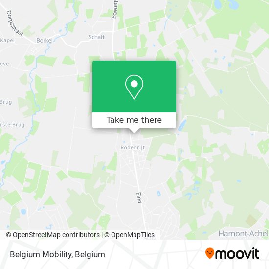 Belgium Mobility map