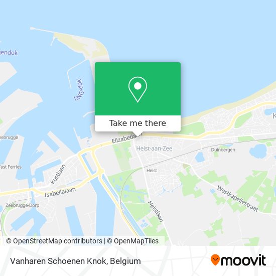 Vanharen Schoenen Knok map