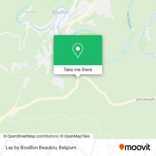 Lay by Bouillon Beaubru map