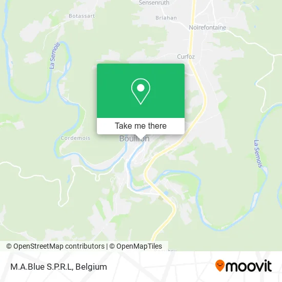 M.A.Blue S.P.R.L map