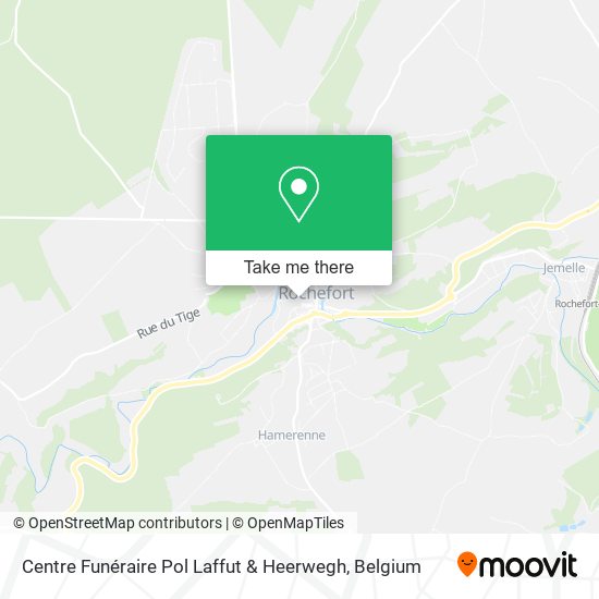 Centre Funéraire Pol Laffut & Heerwegh plan
