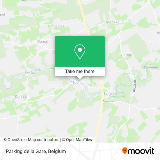 Parking de la Gare map