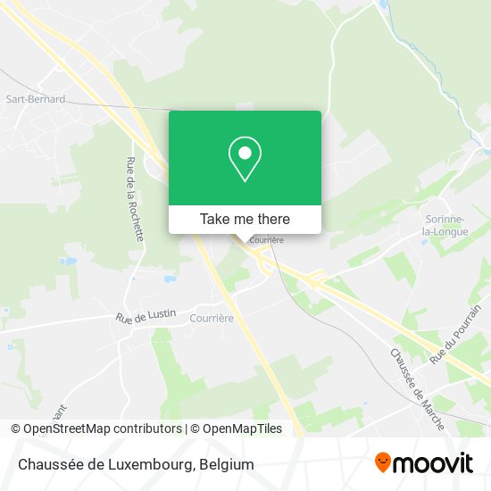 Chaussée de Luxembourg map