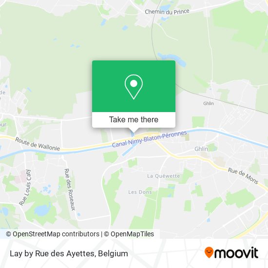 Lay by Rue des Ayettes map