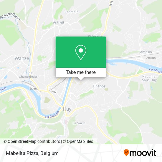 Mabelita Pizza map