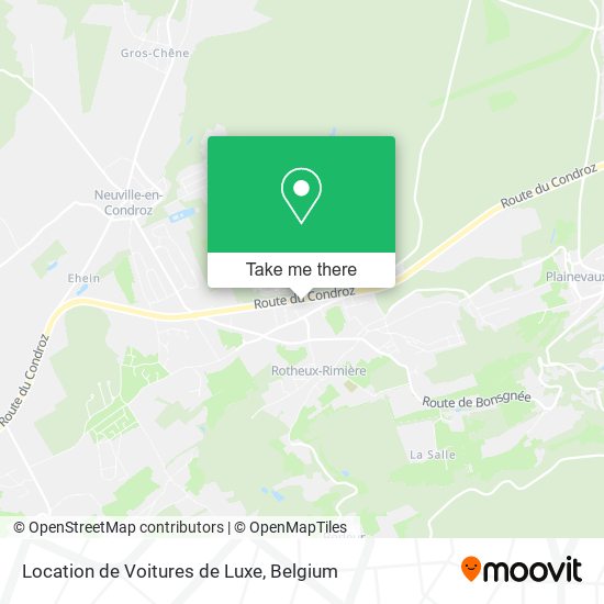 Location de Voitures de Luxe plan