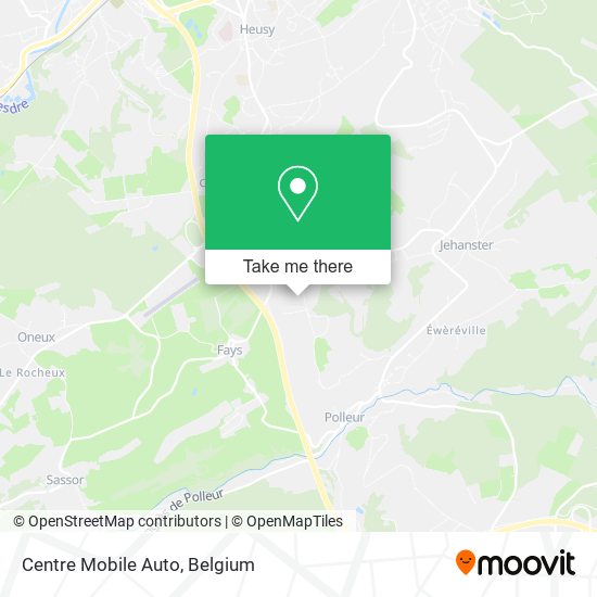 Centre Mobile Auto map