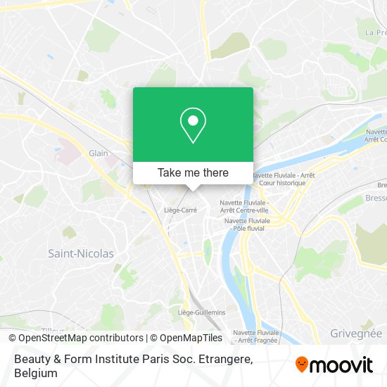 Beauty & Form Institute Paris Soc. Etrangere plan
