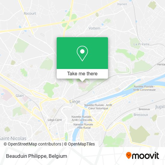 Beauduin Philippe map