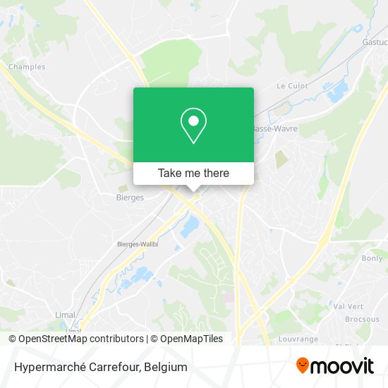 Hypermarché Carrefour map