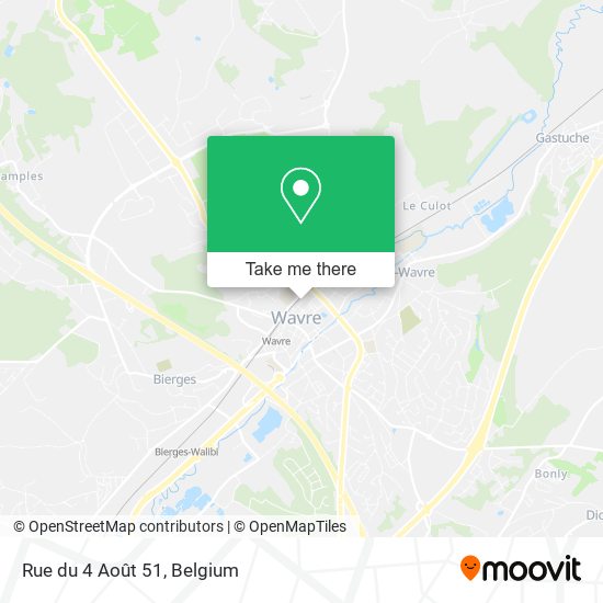 Rue du 4 Août 51 plan
