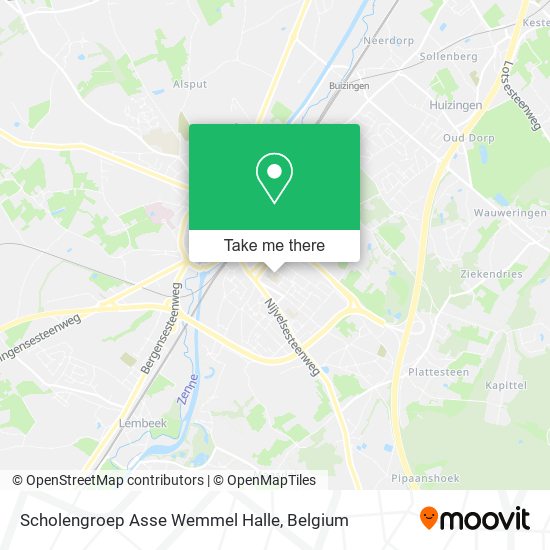 Scholengroep Asse Wemmel Halle plan