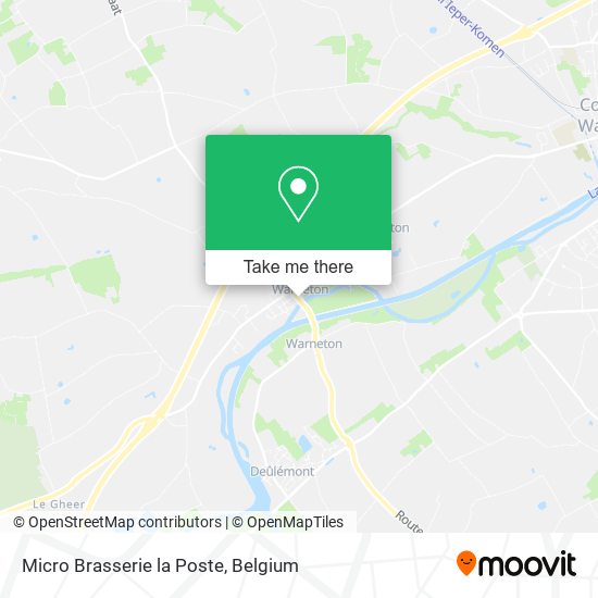 Micro Brasserie la Poste map