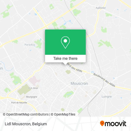 Lidl Mouscron plan