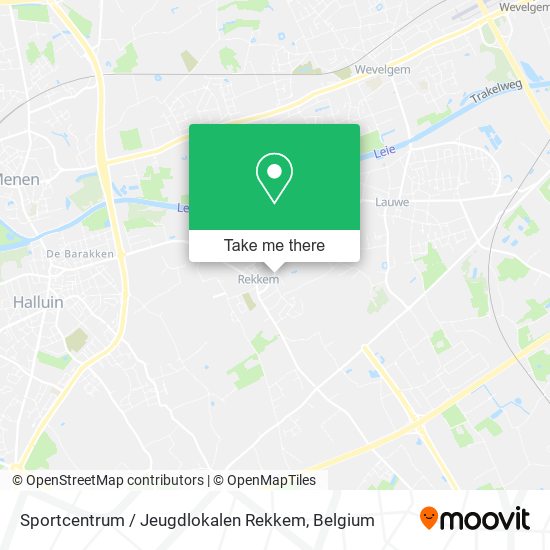 Sportcentrum / Jeugdlokalen Rekkem map