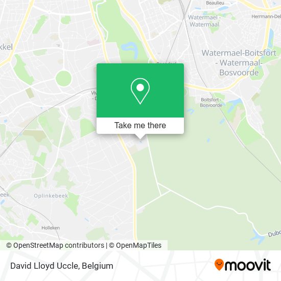 David Lloyd Uccle map